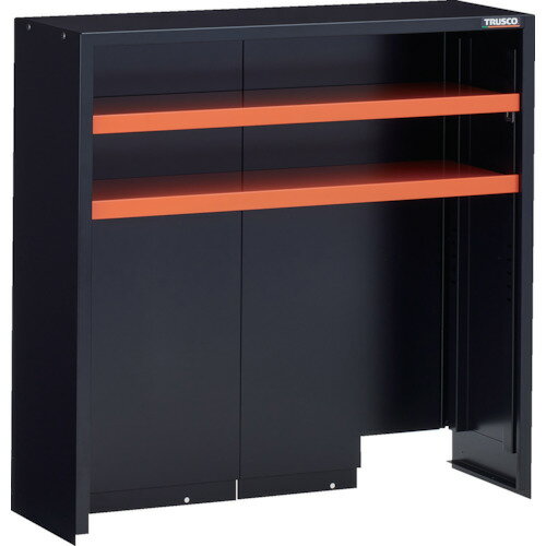 ■TRUSCO TWUT型上棚 900X460XH880 中棚2枚付 黒 TWUT902(2562362)[法人限定][直送元]