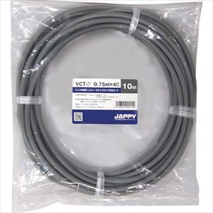 オレンジブック トラスコ中山　TRUSCOJAPPY キャブタイヤ丸形コード 〔品番:VCTF0.75SQX4C20MJP〕[ 注番:2567337]特長●必要なときに必要な量だけお求めできる短尺サイズです。用途●屋内で使用する300V以下の小型電気器具の電源コードとして。仕様仕様2●導体構成：30本/0.18mm●導体外径：1.1mm●絶縁体標準厚：0.6mm●シース標準厚：1.0mm●シース色：灰色●仕上外径：7.6mm●使用温度（最高）：60℃●使用温度（最低固定）：-25℃●使用温度（最低移動）：-15℃●許容電流：7A材質/仕上セット内容/付属品注意原産国（名称）日本JANコード4518301920126本体質量1.72kgオレンジブック トラスコ中山　TRUSCOJAPPY キャブタイヤ丸形コード 〔品番:VCTF0.75SQX4C20MJP〕[注番:2567337][本体質量：1.72kg]《包装時基本サイズ：300×300×50》〔包装時質量：1720g〕分類》電子機器》電設配線部品》電線☆納期情報：メーカー取り寄品（弊社より発送）