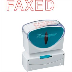■シヤチハタ スタンプ ビジネス用 キャップレス B型 赤 FAXED X2-B-13462 X2B13462(2568686)[送料別途見積り][法人・事業所限定][掲外取寄]