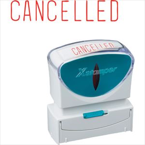 ■シヤチハタ スタンプ ビジネス用 キャップレス B型 赤 CANCELLED X2-B-11192 X2B11192(2568688)[送料..