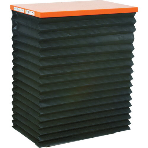 ■TRUSCO テーブルリフト 150kg 倍速タイプ 電動Bねじ式 100V 520×850mm 蛇腹付 HDLH1558RTJ12(2568782)..