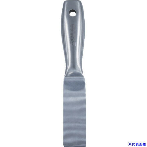 ■EDMA オールステンレスへら ソフトブレード W40mm 181055(2568784)