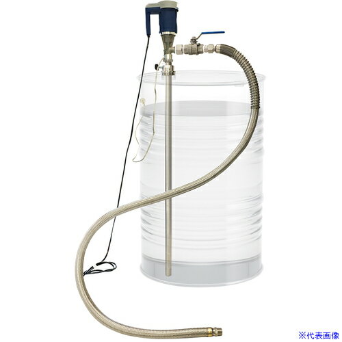 ■アクアシステム ケミカルドラムポンプSUS製(AC-100V)溶剤・薬品用 CHD120SUSV(2570233)[法人限定][直送元]