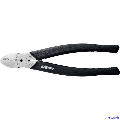 オレンジブック トラスコ中山　TRUSCOJAPPY ダブルブレードニッパ 〔品番:KB175JP〕[ 注番:2571923]特長●薄刃と厚刃のW刃構造です。●手になじみやすいエラストマー樹脂グリップを使用しています。●刃面の段差部に結束バンドのヘッド部を押し当てながら切断すれば、切れ残りなくキレイにバンドを切断できます。仕様●全長(mm)：182.5●切断能力(mm)VA線：2.0mm×2芯まで●刃：（刃先）薄刃、（刃元）厚刃●刃幅(mm)：25（薄刃17、厚刃8）●硬さ(HRC)：54〜62（刃部）仕様2●切断能力：薄刃（刃先）結束バンド幅13.0mmまで、VVF線2芯φ2.0mmまで、銅線φ2.6mmまで、より線2.0mmまで、厚刃（刃元）鉄線φ2.2mmまで、銅線φ3.2mmまで、より線2.0mmまで材質/仕上●S58C●グリップ：エラストマー樹脂セット内容/付属品注意原産国（名称）日本JANコード4518301914873本体質量205gオレンジブック トラスコ中山　TRUSCOJAPPY ダブルブレードニッパ 〔品番:KB175JP〕[注番:2571923][本体質量：205g]《包装時基本サイズ：236×77×24》〔包装時質量：205g〕分類》手作業工具》プライヤー・ニッパー・ピンセット》ニッパー☆納期情報：メーカー取り寄品（弊社より発送）