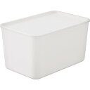 ■IRIS 288074 フタ付き 積み重ねBOX FTB−45D ホワイト FTB45DW(2574032)