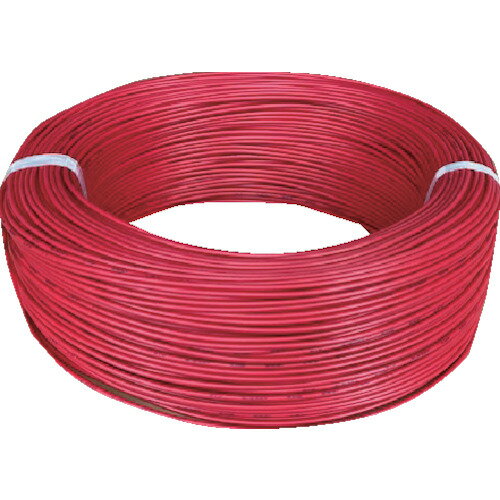 オレンジブック トラスコ中山　TRUSCOKHD KIV8.0 赤 100m 〔品番:KIV8.0SQ01100M〕[ 注番:2580680]特長●可とう性、加工性に優れています。用途●電気機器の配線や口出線に。仕様●芯数：1●サイズ(SQ)：8●仕上がり外径(mm)：6.1●色：赤●長さ(m)：100●定格電圧(V)：600●全長(m)：100●電線サイズ(［［MM2］］)：8.0仕様2●JIS C 3316規格品●PSE規格品●構成：50本/0.45mm(A)(素線数/素線径)●絶縁体厚さ(mm)：1.2●導体抵抗(20℃)：2.32Ω/km以下●定格温度：60℃●難燃性：60°傾斜難燃●絶縁材：PVC材質/仕上セット内容/付属品注意原産国（名称）日本JANコード本体質量10kgオレンジブック トラスコ中山　TRUSCOKHD KIV8.0 赤 100m 〔品番:KIV8.0SQ01100M〕[注番:2580680][本体質量：10kg]《包装時基本サイズ：330×330×75》〔包装時質量：10kg〕分類》電子機器》電気・電子部品》ケーブル☆納期情報：メーカー取り寄品（弊社より発送）