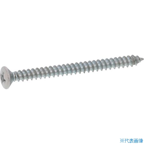 ■SUNCO 頭部ホワイト (+)A丸サラ 三価ホワイト 3×40 (600本入) 2000000200300400A3(2584953)[送料別途お見積り][法人限定][掲外取寄]