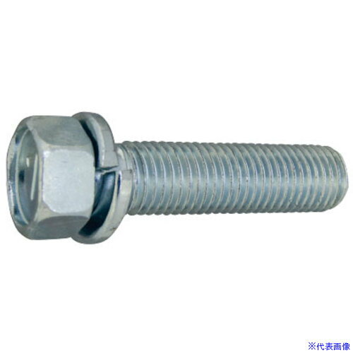 ■SUNCO 組込みねじ 7マーク小形アプセット細目P＝2(鉄(または標準)・クロメート) M10×25-1.25(150本入) 100076020100025002(2589581)[送料別途お見積り][法人限定][掲外取寄]