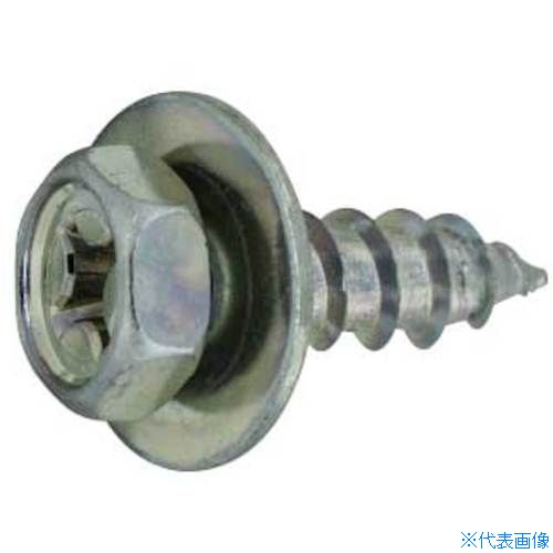 ■SUNCO 三価ホワイト (+)A UP PD＝1 (16×1 6×25 (250本入) 20000A080060025003(2589846)[送料別途お見積り][法人限定][掲外取寄]