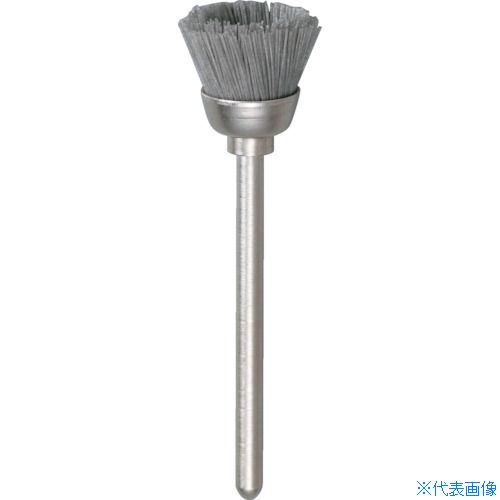 ■TRUSCO カップ型ブラシ ダイヤ入ナイロン 線0.25X外径Φ13X軸Φ3 133C7(2589974)
