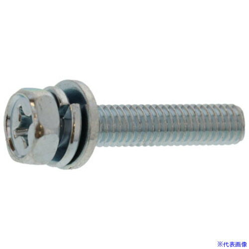 ■SUNCO 組込みねじ (+)アプセットI＝3(鉄(または標準)・クロメート) M4×16(700本入) 100001130040016002(2595792)[送料別途お見積り][法人限定][掲外取寄]