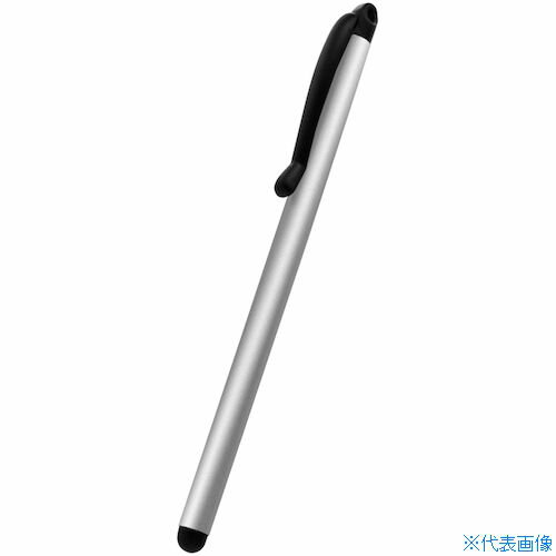 ■Owltech スリムで細部まで見やすくゲームや写真の落書きに最適 超軽量ストラップホール付き スリムタッチペン OWLTPSE06SI(2613657)