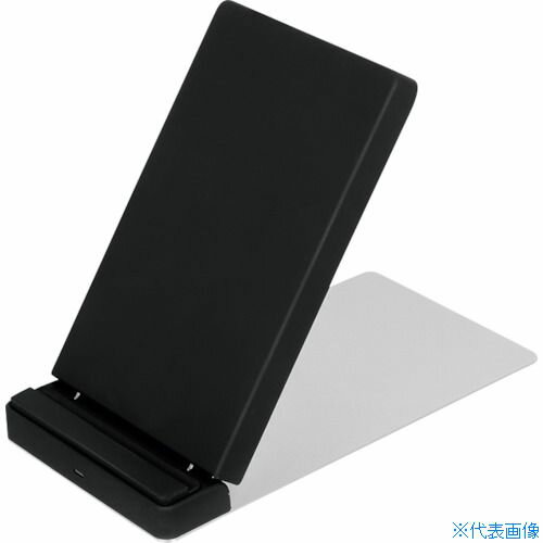 ■Owltech Qiワイヤレス充電器 スタンドタイプ ブラック OWLQI10W04BK(2613659)