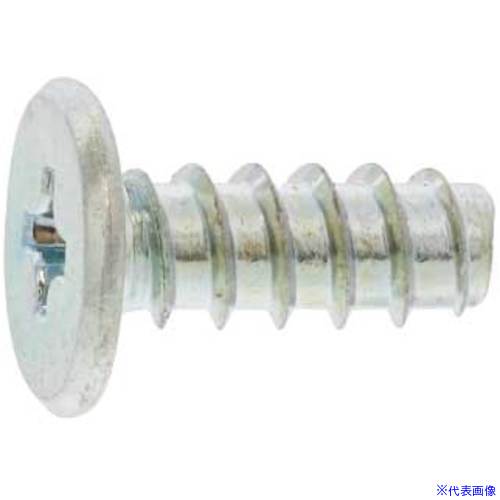 ■SUNCO 三価ホワイト (+)スリムヘッド Bタイプ 3×10 (2000本入) 30001A300030010003(2614503)[送料別途お見積り][法人限定][掲外取寄]