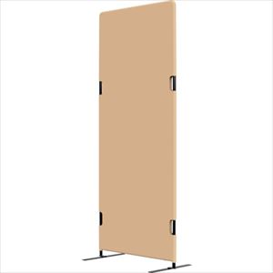 オレンジブック トラスコ中山　TRUSCOTOKIO フリージョイントパネル 横幅750mm×奥行き22mm×高さ1800mm ベージュ(布・両足付き) 〔品番:PT20F1875FB5202LEG2〕[ 注番:2615397]特長●簡単に連結可能なフリージョイントパネルです。●専用の連結パーツで連結し自由に空間を仕切ることができます。●特殊パイプ製なので軽量で女性でも簡単に移動することができます。用途●オフィスの飛沫対策や仕事に集中するスペースを簡単に作る際に。仕様●間口(mm)：750●奥行(mm)：22●高さ(mm)：1800●パネル厚(mm)：22●色：ベージュ●張地：ポリエステル仕様2●本体：粉体塗装（ブラック）●安定脚：粉体塗装（ブラック）材質/仕上●本体：スチール・粉体塗装（ブラック）●アジャスター：PP樹脂成形品●張地：ポリエステル●連結パーツ：ポリカーボネートセット内容/付属品●PT-LEG(安定脚)2個注意●直線に連結する場合は最大3枚。原産国（名称）日本JANコード本体質量6kgオレンジブック トラスコ中山　TRUSCOTOKIO フリージョイントパネル 横幅750mm×奥行き22mm×高さ1800mm ベージュ(布・両足付き) 〔品番:PT20F1875FB5202LEG2〕[注番:2615397][本体質量：6kg]《包装時基本サイズ：760×35×1820》〔包装時質量：1kg〕分類》オフィス・住設用品》オフィス家具》パーテーション☆納期情報：オレンジブック掲載以外でメーカー直送品【法人限定＝会社名ご記入お願い致します。】
