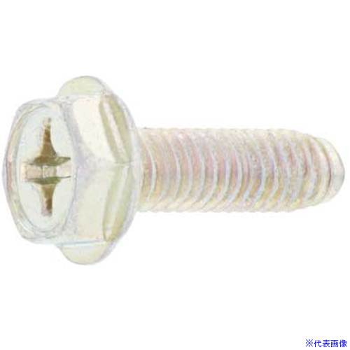 ■SUNCO 三価ブラック Sタイプ+六角フランジ B8D13 5×10 (700本入) 3000000B0050010004(2617640)[送料別..