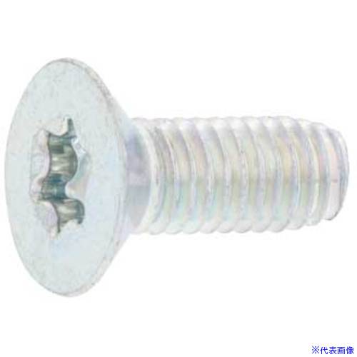 ■SUNCO 三価ホワイト TR×(Sタイプサラ 6×16(T30 (600本入) 30000T010060016003(2619194)[送料別途お見積り][法人限定][掲外取寄]