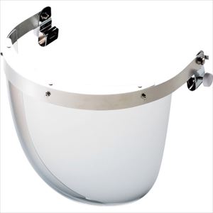 ミドリ安全 ヘルメット取付型防災面 MB-11H M-5金具付 MB11HM5(2622999) 送料別途お見積り 法人限定 掲 first34-20317370 ファーストFACTORY パッケージ画像