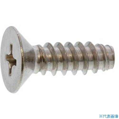 ■SUNCO ステン(+)B0サラ 4×10 (1000本入) 210201010040010000(2634835)[送料別途お見積り][法人限定][..