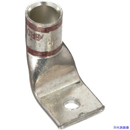 ■PANDUIT 銅製圧縮端子 1穴 電線サイズ AWG2 取付穴サイズ 51mm バレル角度 90度 LCAX2−10F−E LCAX210F..