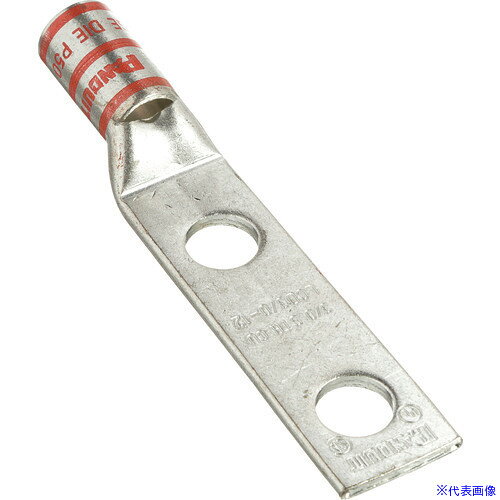 ■PANDUIT 銅製圧縮端子 2穴 電線サイズ AWG3/0 取付穴サイズ 12.7mm 取付穴間隔 44...