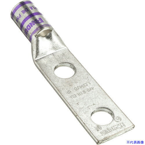 ■PANDUIT 銅製圧縮端子 2穴 電線サイズ AWG4/0 取付穴サイズ 12.7mm 取付穴間隔 44.5mm LCD4/0−12−X LCD4012X(2671675)[送料別途お見積り][法人限定][掲外取寄]