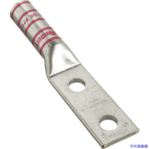 オレンジブック トラスコ中山　TRUSCOPANDUIT 銅製圧縮端子 2穴 電線サイズ AWG8 取付穴サイズ 69mm 取付穴間隔 191mm LCC8−14B−L 〔品番:LCC814BL〕[ 注番:2676411]特長仕様●取付穴サ...