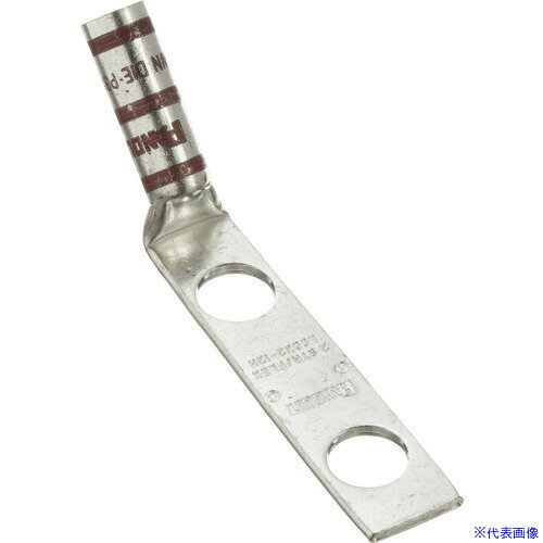 ■PANDUIT 銅製圧縮端子 2穴 電線サイズ AWG2 取付穴サイズ 69mm 取付穴間隔 160mm バレル角度 45度 LCC..