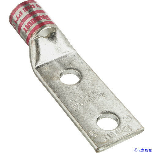 ■PANDUIT 銅製圧縮端子 2穴 電線サイズ AWG8 取付穴サイズ 4.8mm 取付穴間隔 16mm LCDX8−10A−L LCDX810AL(2679673)[送料別途お見積り][法人限定][掲外取寄]