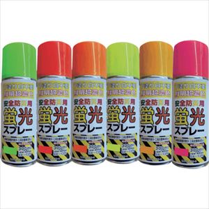 ■Sinloihi 安全防災用蛍光スプレー 300ml レッド 2002L0(2682732)×6[送料別途見積り][法人・事業所限定][外直送]