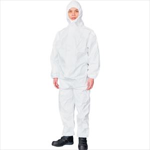 Work Clothes - ■日光物産 保護服 バリアーマン P3030 LL P3030LL(2684228)