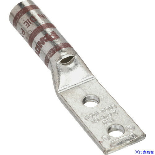 ■PANDUIT 銅製圧縮端子 2穴 電線サイズ AWG2 取付穴サイズ 69mm 取付穴間隔 191mm LCC2−14B−Q LCC214BQ(2688489)[送料別途お見積り][法人限定][掲外取寄]