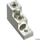 ■PANDUIT アルミ製メカニカルコネクター 1穴垂直方向2バレルラグ 電線サイズAWG6−300kcmil LAM2SA300−56...