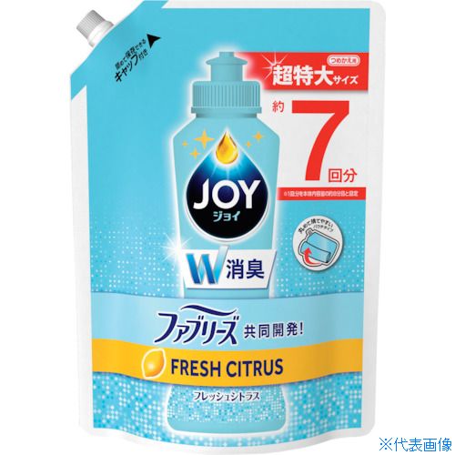 ■P＆G ジョイ コンパクト 食器用洗剤 W消臭 フレッシュシトラス 詰め替え 超特大 960mL 903172(2698331)