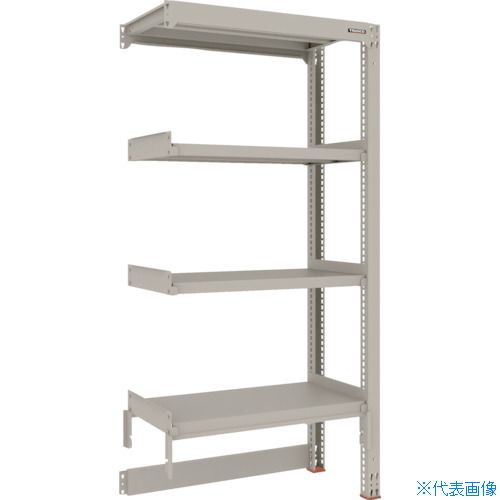 Rakuten - ■TRUSCO スチールラック M3型中量棚 台車天板収納型 W900XD471XH1800 4段 連結 M3DB6354B(2719415)
