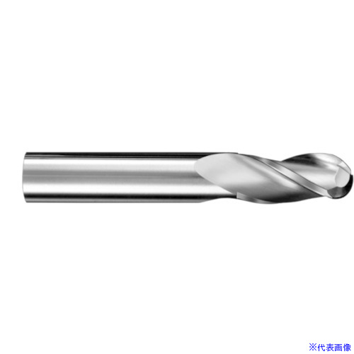 ■京セラ 3枚刃ボールエンドミル 標準 ミリ仕様 5MB(ノンコーティング) 40522(2730171)[送料別途お見積り][法人限定][掲外取寄](4.0)