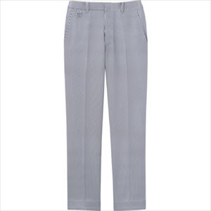 ■サンペックス ロールインパンツ スラックス ズボン 裾上げ不要 飲食店 ユニフォーム ストライプ 3L SP..