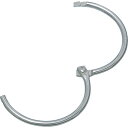 ■TRUSCO カードリンク ステンレス製 3.0mm 5個入 TKR55(2751232)