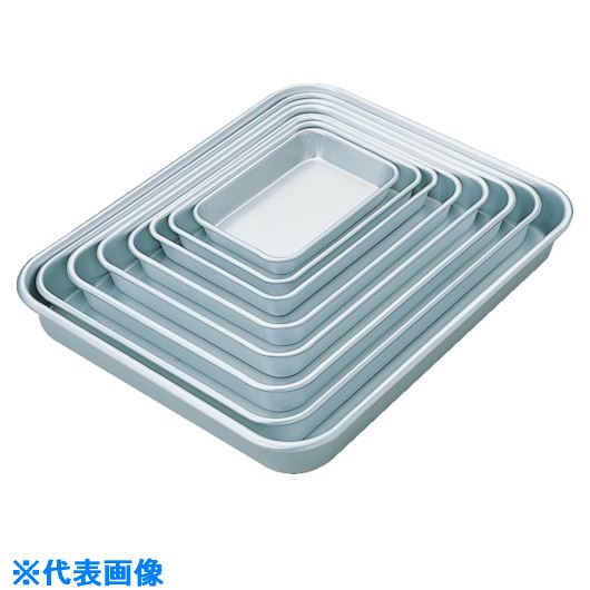 Rakuten - ■SUGICO アルミ標準バット 4号 278×213×36 ALB4(2809567)[送料別途お見積り][法人限定][掲外取寄]