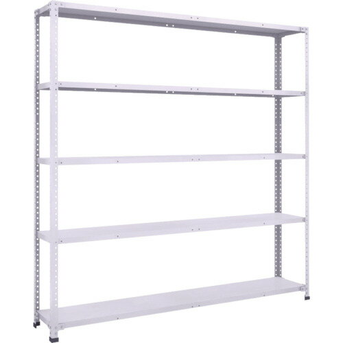 ■TRUSCO 軽量150型中棚ボルトレス棚 W1800XD300XH1800 5段 TLA66K15(2832801)[法人限定][直送元]