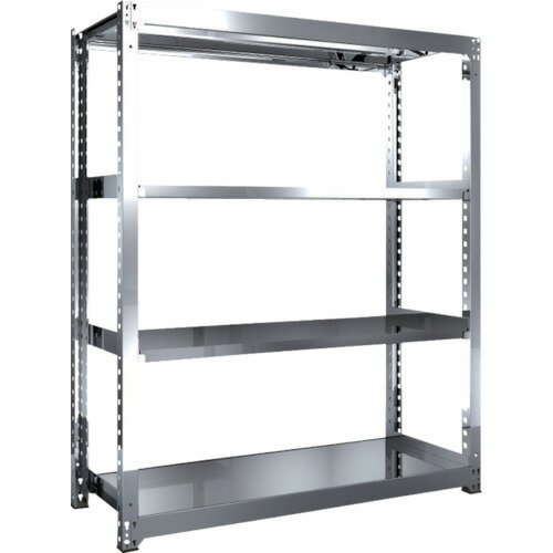■TRUSCO ステンレス棚 SM3型 1500X571XH1800 4段 単体 SM36564(2837676)[法人限定][直送元]