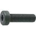 ■TRUSCO 低頭六角穴付ボルト 黒染め 全ネジ M4×8 22本入 /キャップボルト(CAP) B0810408(2858363)