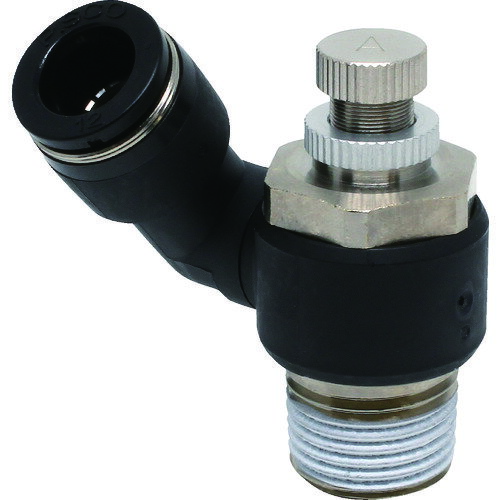 ■PISCO スピードコントローラ フリー メーターアウト制御チューブ12ネジR1/2 JSS1204A(2908034)