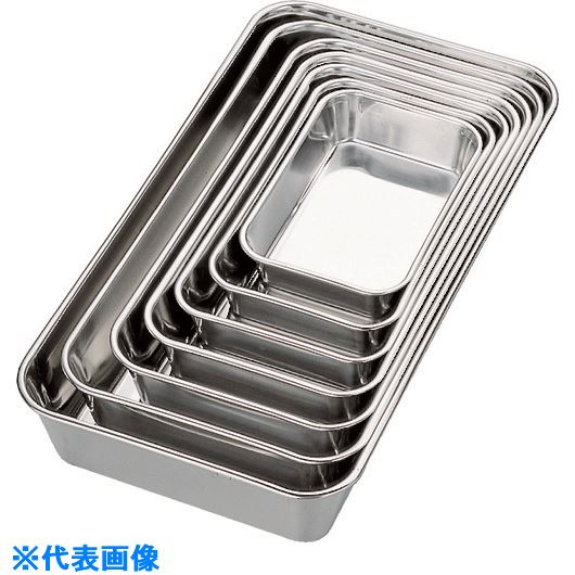 オレンジブック トラスコ中山　TRUSCOSUGICO 浅型長バツト 220型 222×152×48 〔品番:220〕[ 注番:2976145]特長●深型長バットと外形寸法が同じなのでフタも合わせて使用すれば使用用途が多彩に広がります。●テーパーがついているので、単独で使っても重なりが良く、コンパクトに収納できます。仕様●サイズ(呼称)：220型●外形寸法(mm)幅：221●外形寸法(mm)奥行：151●外形寸法(mm)高さ：48●有効内寸(mm)幅：209●有効内寸(mm)奥行：139●有効内寸(mm)高さ：47仕様2●肉厚(mm)：0.6〜0.7材質/仕上●ステンレス（SUS304）セット内容/付属品注意原産国（名称）日本JANコード本体質量0.25kgオレンジブック トラスコ中山　TRUSCOSUGICO 浅型長バツト 220型 222×152×48 〔品番:220〕[注番:2976145][本体質量：0.25kg]分類》研究用品》厨房用品》容器☆納期情報：メーカー取り寄品（弊社より発送）