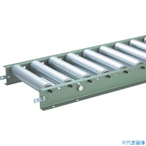 ■TRUSCO スチールローラーコンベヤ Φ57 W500XP100XL2000 VR57145001002000(3006221)[法人限定][直送元]