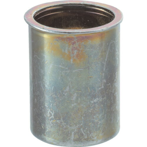 ■TRUSCO クリンプナット薄頭スチール 板厚2.5 M4X0.7 1000個入 TBNF4M25SC(3021394)