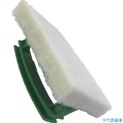 ■3M たわし ハンドブラシ(一体型タイプ) 白パッド 95×150mm HBRUSHWHI(3035719)(3.0)