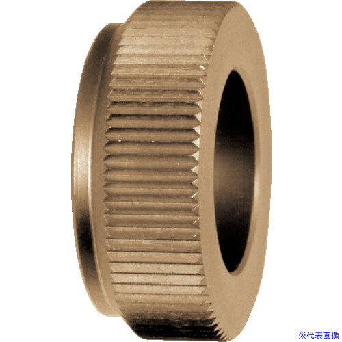 ■SUPER 転造ローレットE型駒(キワ加工用)平目 中目 ピッチ:0.8 KNE08F(3057461)