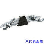 ■KTC 両口スパナセット(6本組) 5.5×7、8×10、11×13、12×14、17×19、22×24mm TS206A(3077098)