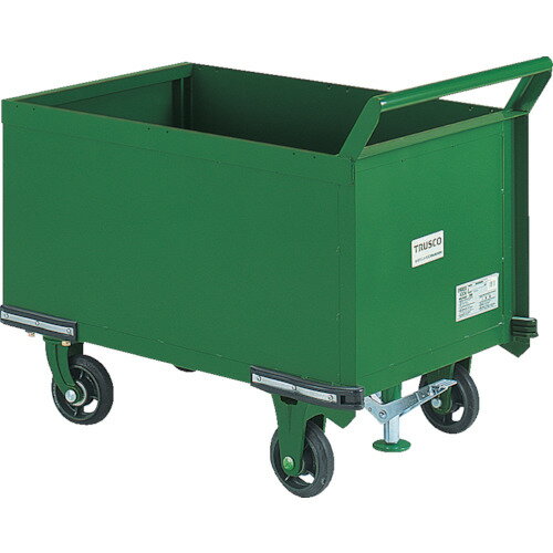 ■TRUSCO 鋼鉄製運搬車 900X600 前方トビラ ストッパー付 OHN24PS(3081214)[法人・事業所限定][直送元]